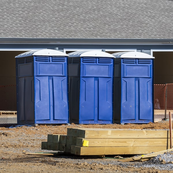 how do you ensure the portable restrooms are secure and safe from vandalism during an event in New California OH